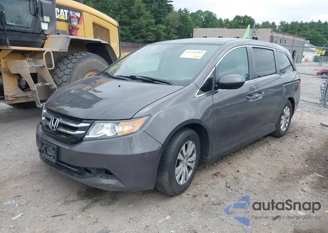 2016 Honda Odyssey Ex-L z USA, uszkodzony, nr VIN 5FNRL5H63GB087117